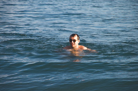 Новогоднее купание в море (01.01.07).