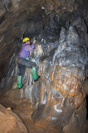 В пещере Бинбаш-Коба (09.01.07)