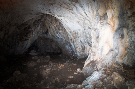 В пещере Холодная (09.01.07)