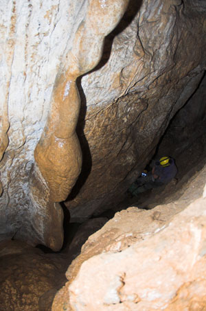 В пещере Эмине-Баир-Коба (09.01.07)