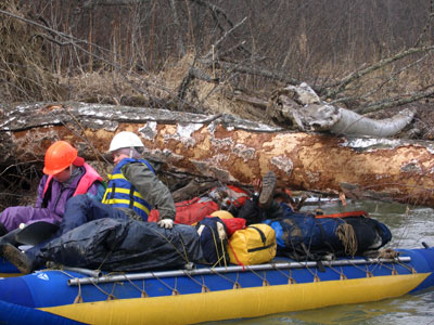 Прохождение под березой (30.04.2006).